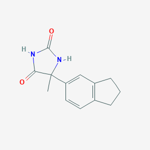 5-(2,3-Dihydro-1H-inden-5-yl)-5-methylimidazolidine-2,4-dione图片