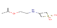 3-{[2-(propan-2-yloxy)ethyl]amino}-1λ?-thietane-1,1-dione图片