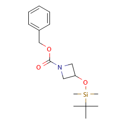 benzyl3-[tert-butyl(dimethyl)silyl]oxyazetidine-1-carboxylate图片