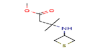 methyl3-methyl-3-[(thietan-3-yl)amino]butanoate图片