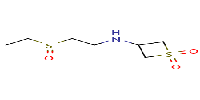 3-{[2-(ethanesulfinyl)ethyl]amino}-1λ?-thietane-1,1-dione图片