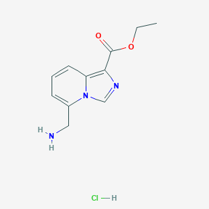 Ethyl 5-Aminomethyl-imidazo[1,5-a]pyridine-1-carboxylate Hydrochloride图片