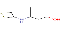 4,4-dimethyl-3-[(thietan-3-yl)amino]pentan-1-ol图片