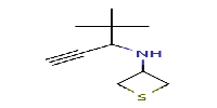 N-(4,4-dimethylpent-1-yn-3-yl)thietan-3-amine图片
