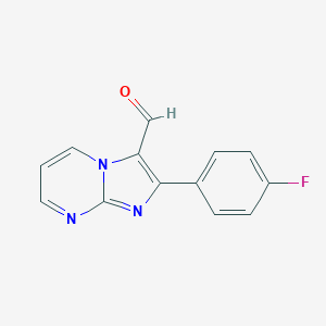 2-(4-Fluoro-phenyl)-imidazo[1,2-a]pyrimidine-3-carbaldehyde图片