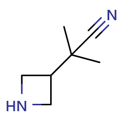 2-(azetidin-3-yl)-2-methylpropanenitrile图片