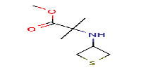 methyl2-methyl-2-[(thietan-3-yl)amino]propanoate图片