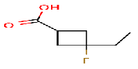 3-ethyl-3-fluorocyclobutane-1-carboxylicacid图片