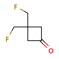 3,3-bis(fluoromethyl)cyclobutan-1-one图片