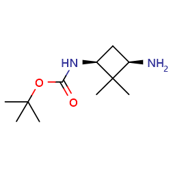 cis-3-(boc-amino)-2,2-dimethylcyclobutylamine图片