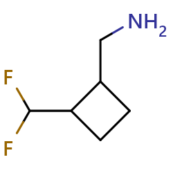 1-[2-(difluoromethyl)cyclobutyl]methanamine图片