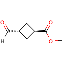 rel-methyl(1r,3r)-3-formylcyclobutane-1-carboxylate图片