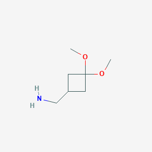 (3,3-dimethoxycyclobutyl)methanamine图片