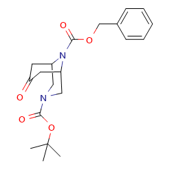 7-Oxo-3,9-diaza-bicyclo[3,3,1]nonane-3,9-dicarboxylicacid9-benzylester3-tert-butylester图片