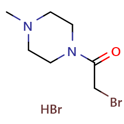2-bromo-1-(4-methylpiperazin-1-yl)ethan-1-onehydrobromide图片