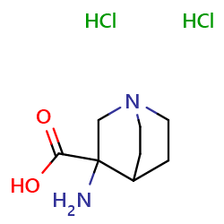 3-amino-1-azabicyclo[2,2,2]octane-3-carboxylicaciddihydrochloride图片