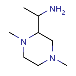 1-(1,4-dimethylpiperazin-2-yl)ethan-1-amine图片