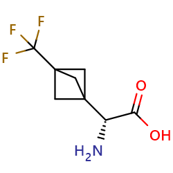 (2R)-2-amino-2-[3-(trifluoromethyl)bicyclo[1,1,1]pentan-1-yl]aceticacid图片