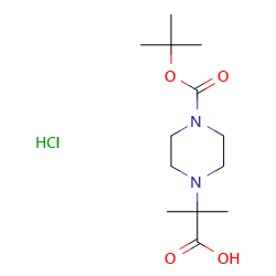 2-{4-[(tert-butoxy)carbonyl]piperazin-1-yl}-2-methylpropanoicacidhydrochloride图片
