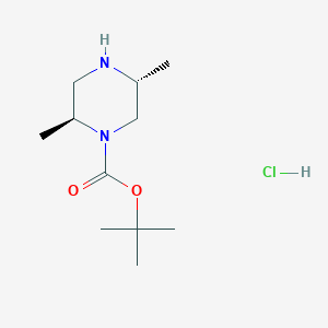tert-butyl(2S,5R)-2,5-dimethylpiperazine-1-carboxylatehydrochloride图片