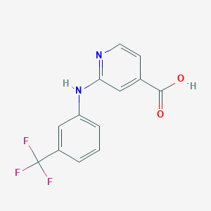 2-{[3-(Trifluoromethyl)phenyl]-amino}isonicotinic acid图片