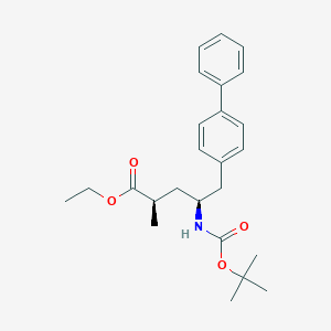 (2R,4S)-5-(Biphenyl-4-yl)-4-[(tert-butoxycarbonyl)amino]-2-methylpentanoic Acid Ethyl Ester图片