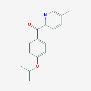2-(4-Isopropoxybenzoyl)-5-methylpyridine图片