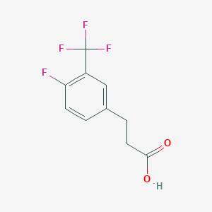 3-[4-Fluoro-3-(trifluoromethyl)phenyl]propionic acid图片