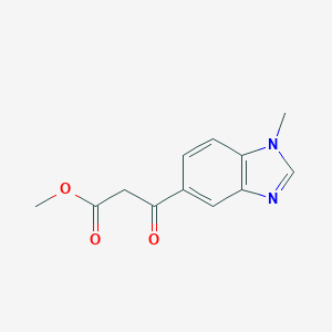 3-(1-Methyl-1H-benzoimidazol-5-yl)-3-oxo-propionic acid methyl ester图片