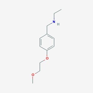 N-[4-(2-Methoxyethoxy)benzyl]-1-ethanamine图片