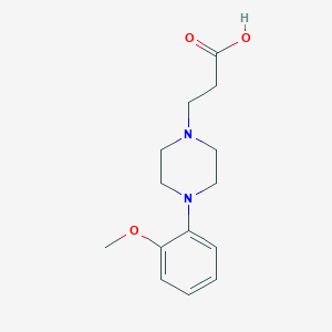3-[4-(2-Methoxy-phenyl)-piperazin-1-yl]-propionic acid图片