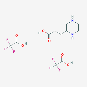 3-Piperazin-2-Yl-Propionic Acid Di-Trifluoroacetate图片