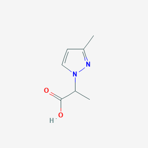 2-(3-Methyl-pyrazol-1-yl)-propionic acid图片
