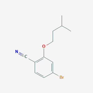 4-Bromo-2-(3-methylbutoxy)benzonitrile图片