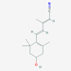 3-Methyl-5-(4-hydroxy-2,6,6-trimethylcyclohex-1-enyl)penta-2-(E/Z)-4-diene-nitrile图片