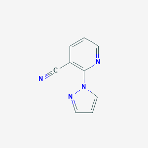 2-(1H-Pyrazol-1-yl)nicotinonitrile图片