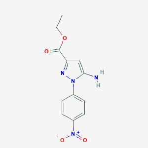 Ethyl 5-amino-1-(4-nitrophenyl)-1H-pyrazole-3-carboxylate图片