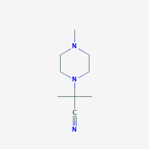 2-methyl-2-(4-methylpiperazin-1-yl)propanenitrile图片