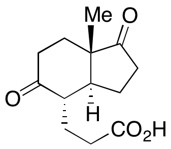 1,5-Dioxo-7aβ-methyl-3aα-hexahydroindane-4α-propionic Acid图片
