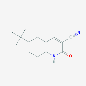 6-tert-butyl-2-oxo-1,2,5,6,7,8-hexahydroquinoline-3-carbonitrile图片