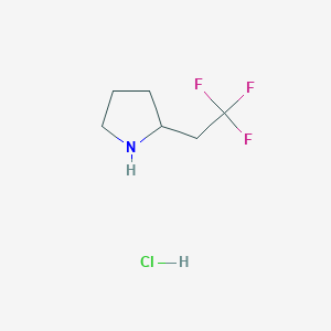 2-(2,2,2-trifluoroethyl)pyrrolidine hydrochloride图片