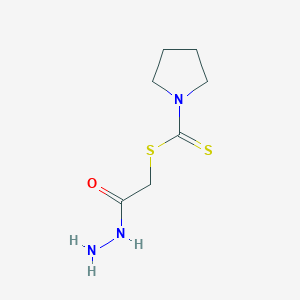 2-(pyrrolidine-1-carbothioylsulfanyl)acetohydrazide图片