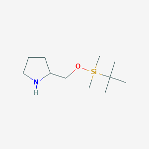 2-[(tert-Butyldimethylsilyloxy)methyl]pyrrolidine图片
