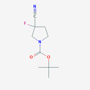 1-Boc-3-cyano-3-fluoropyrrolidine图片