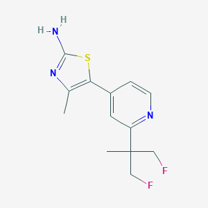 5-(2-(1,3-Difluoro-2-methylpropan-2-yl)-pyridin-4-yl)-4-methylthiazol-2-amine图片