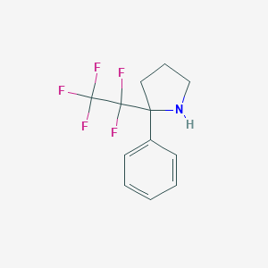 2-(1,1,2,2,2-Pentafluoroethyl)-2-phenylpyrrolidine图片