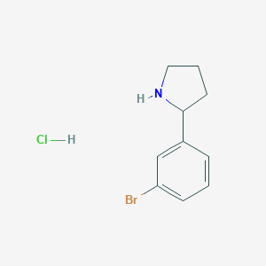 2-(3-Bromophenyl)pyrrolidine Hydrochloride图片