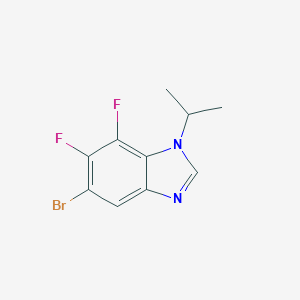 5-Bromo-6,7-difluoro-1-isopropylbenzimidazole图片