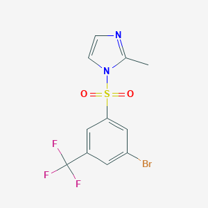 1-(3-Bromo-5-trifluoromethylphenylsulfonyl)-2-methylimidazole图片