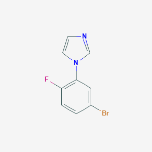 1-(5-Bromo-2-fluorophenyl)imidazole图片